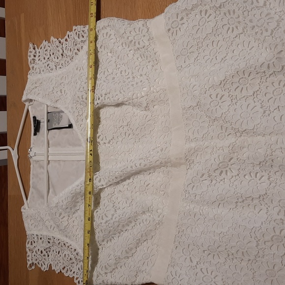 CITY CHIC PLAYSUIT LACE VIBE WOMEN WHITE  ROMPER JUMPSUIT SIZE S/16 NEW - Picture 10 of 14